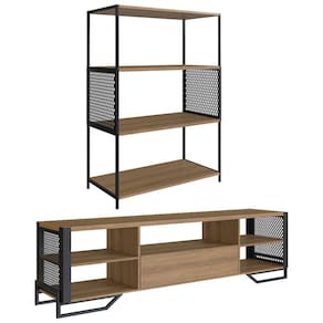 Rack 180 Cm Gaveta Estante 77 Cm Industrial 17X24 Mell Preto PP