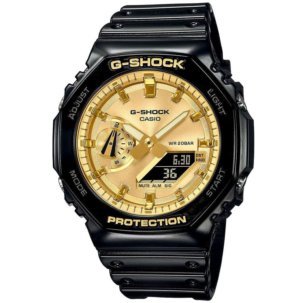 Relógio G-SHOCK Carbon Core Guard preto GA-2100GB-1ADR