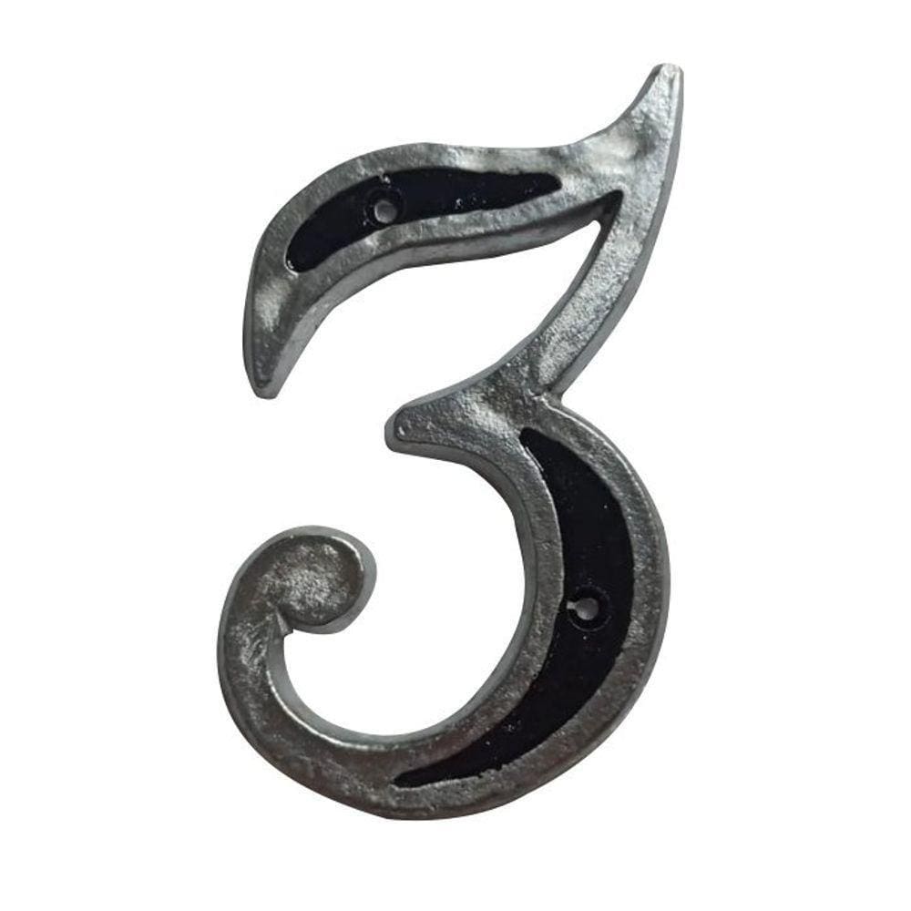 Número Residencial De Alumínio - Fundição Petropolis Nº3