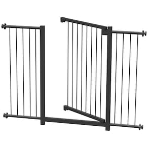 Grade Portão Pet Bebê Divisor Ambiente 103 A 108 Cm Preto