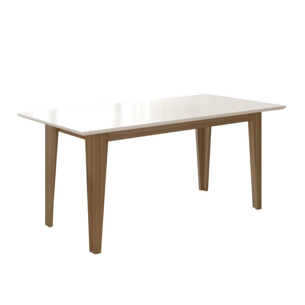 Mesa de Jantar 6 Lugares Chicago Carvalho Off-White