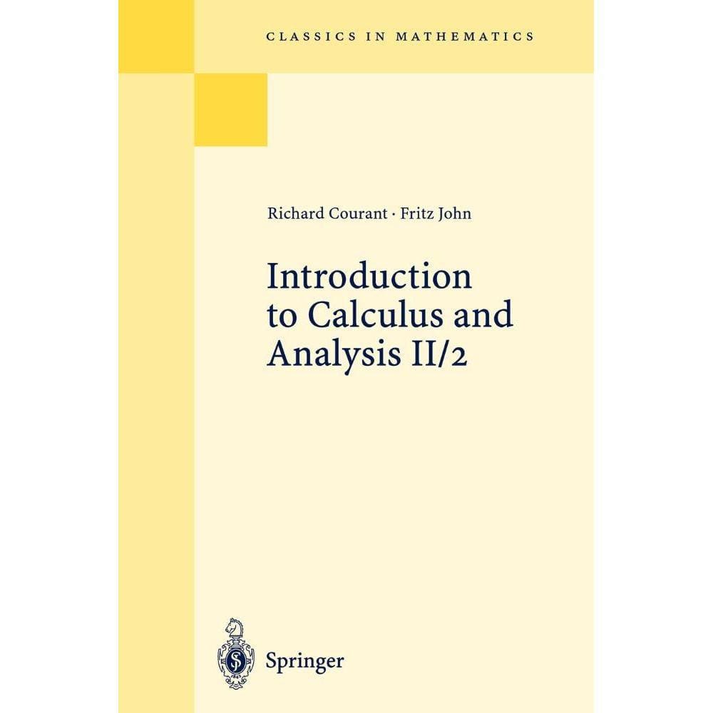 Introduction to Calculus and Analysis Volume II/2