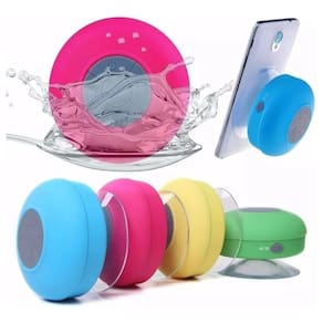 Mini Caixinha Som Bluetooth Portátil Prova D`água Ventosa