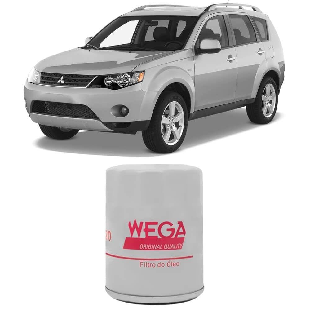Filtro Óleo Mitsubishi Outlander 2.0 2.2 3.0 2008 A 2018