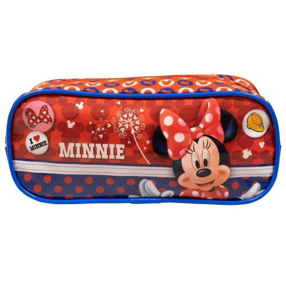 Estojo Escolar 1 Fecho Minnie - Xeryus