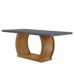 Mesa Para Sala De Jantar Milena 180cm Em Mdf Com Canto Copo