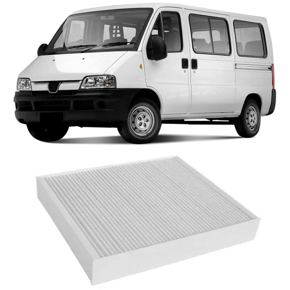 Filtro Cabine Ar Condicionado Peugeot Boxer 2.3 2.8 99 A 2017 Metal Leve