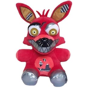 Pelúcia Nightmare Foxy Vermelho Fnaf 20cm