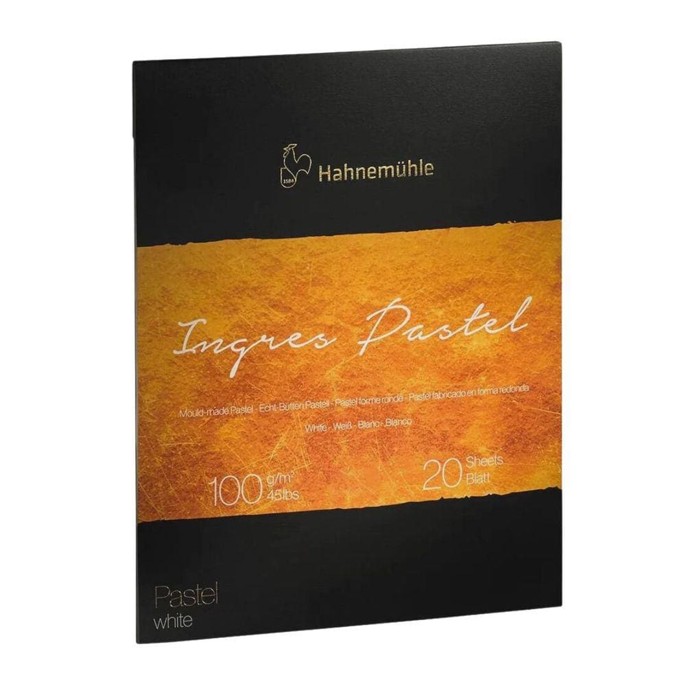 Bloco Ingres Pastel Hahnemuhle Collection Branco 100g/m2 30x40cm 20 Folhas