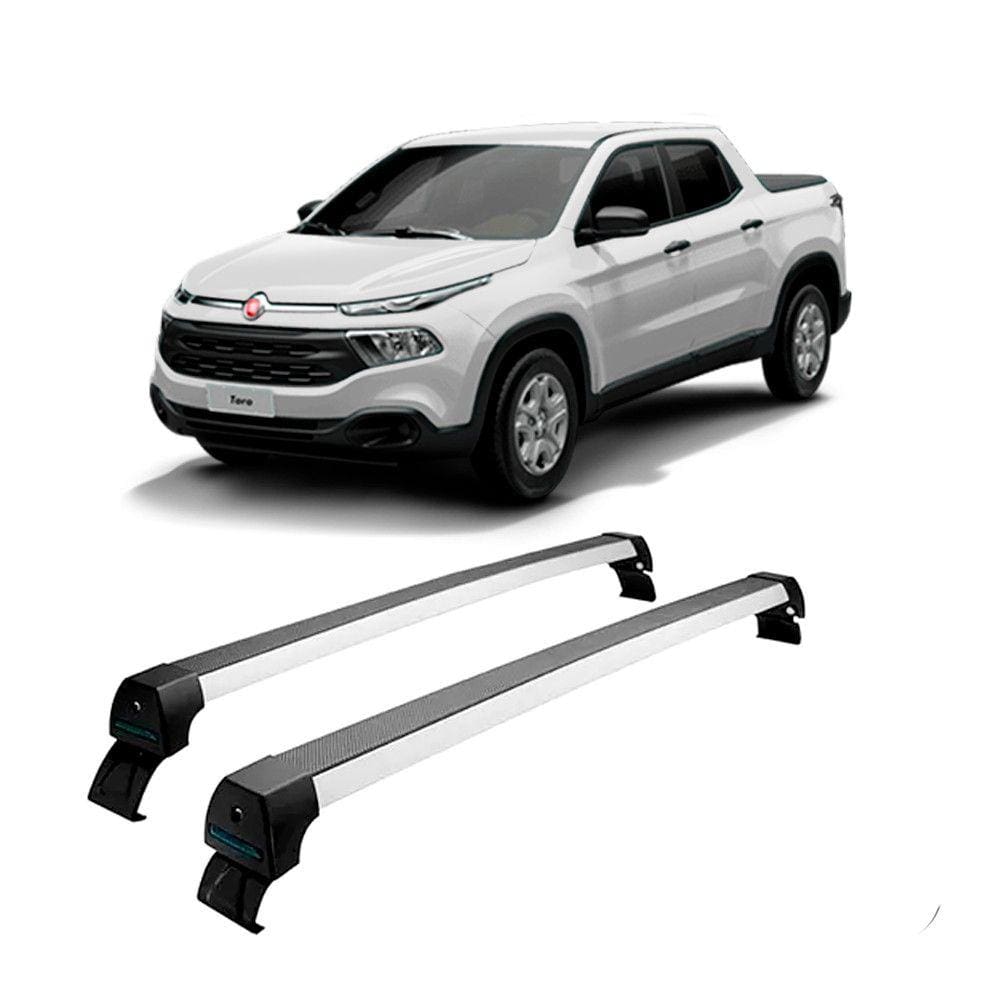 Rack de Teto Alumínio Fiat Toro 2016 até 2023 Sem Longarina - Long Life