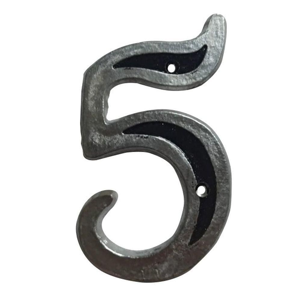 Número Residencial De Alumínio - Fundição Petropolis Nº5