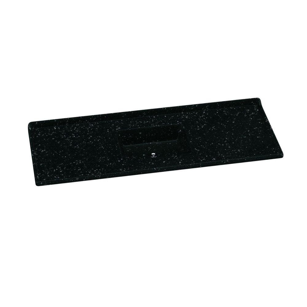 Pia Sintética para Cozinha 150cm X 55cm Preto