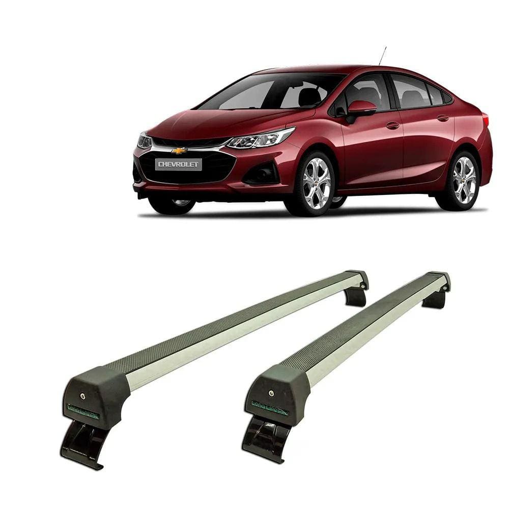 Rack de Teto em Alumínio p/ Cruze Hatch/ Sedan 2011 até 2016 - Long Life