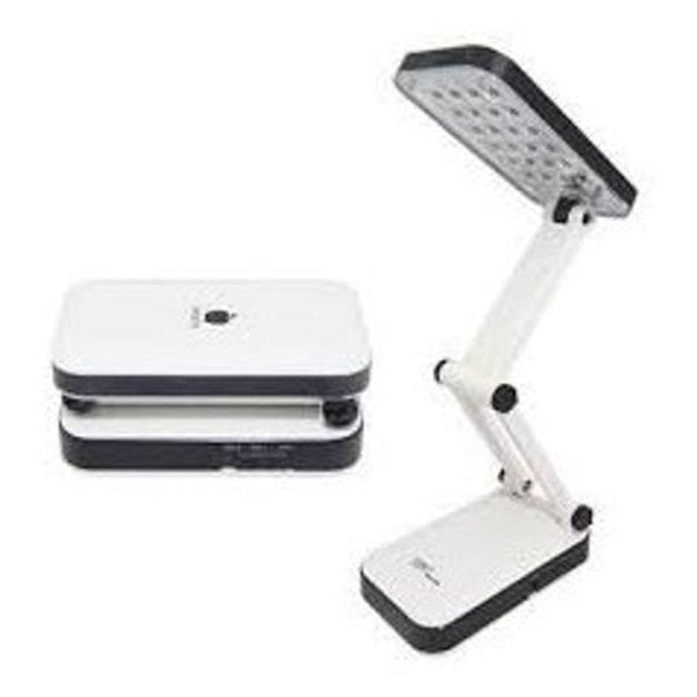 Luminária Abajur De Mesa 24 Leds - Dobrável - Recarregavel
