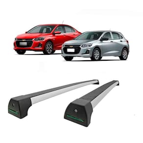 Rack de Teto Alumínio Onix Hatch/ Sedan 2020 até 2024 Long Life
