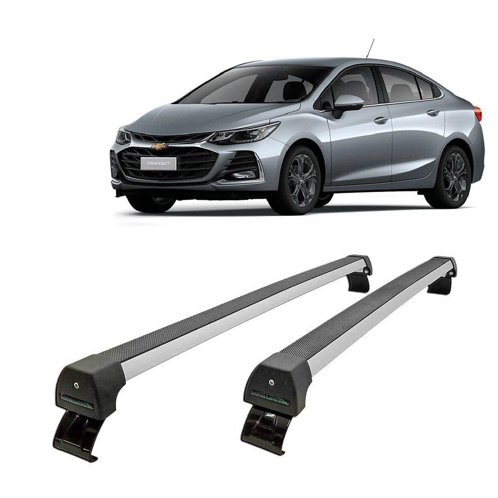 Rack de Teto Long Life Sports Alumínio Chevrolet Cruze 2017 até 2023 2 e 4 Portas.