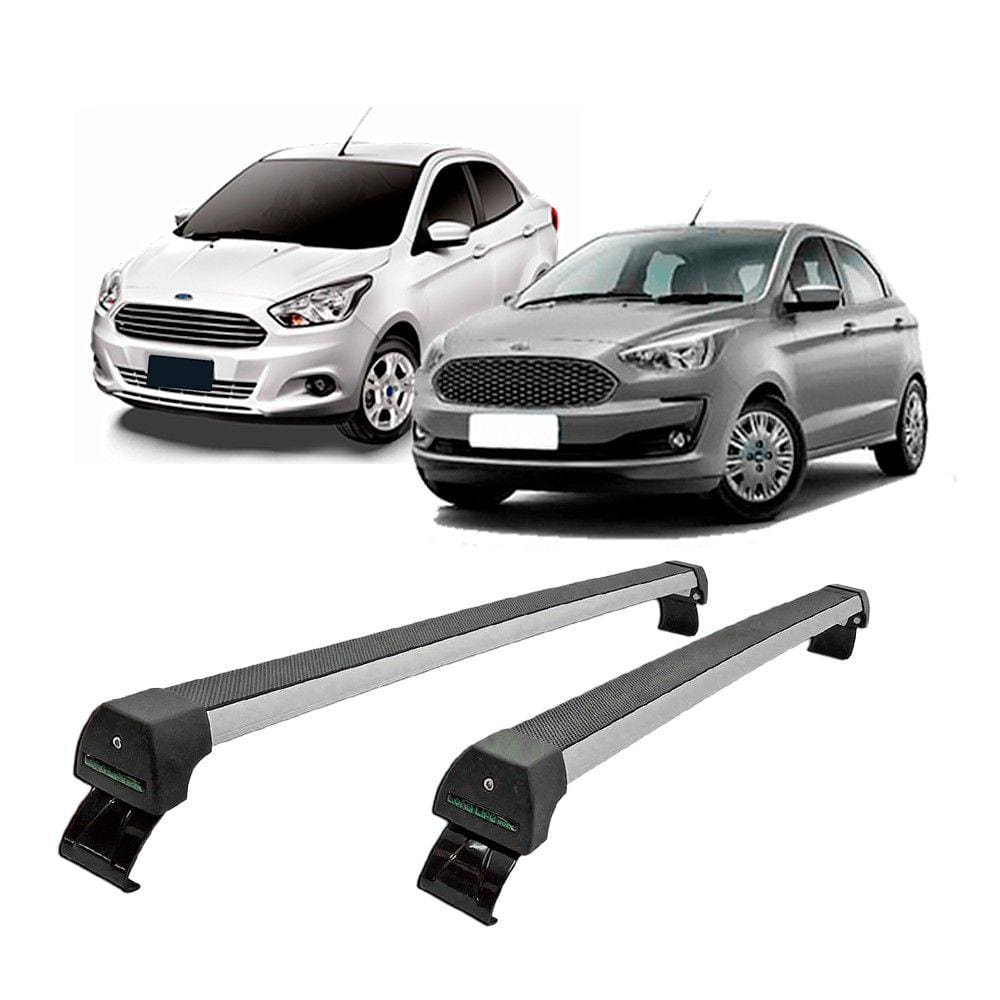 Rack de Teto Long Life Sports Ford Ka Hatch/sedan 2014 até 2021 - 4 Portas.