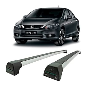 Rack De Teto Long Life Sports Alumínio Civic 2015 até 2016 - 4 Portas.