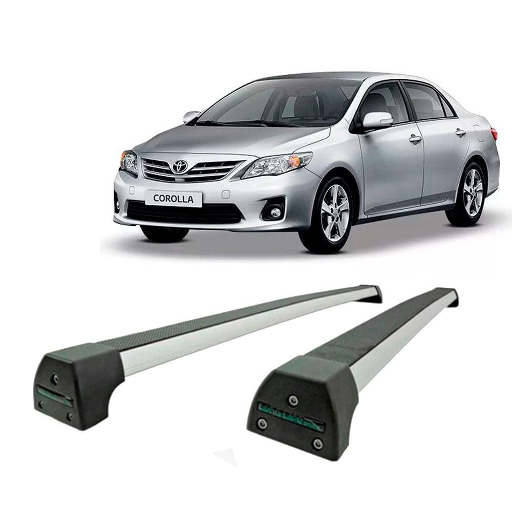 Rack De Teto Long Life em Alumínio p/ Corolla 2009 Até 2014