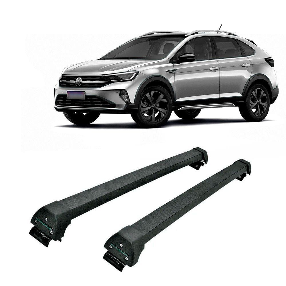 Rack De Teto Long Life Sports Preto Nivus com ou sem teto solar, com longarina 2020 até 2023 - 4 Portas.