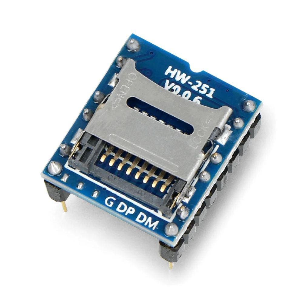 Module Sound Mp3 Wtv020-Sd - Micro Sd