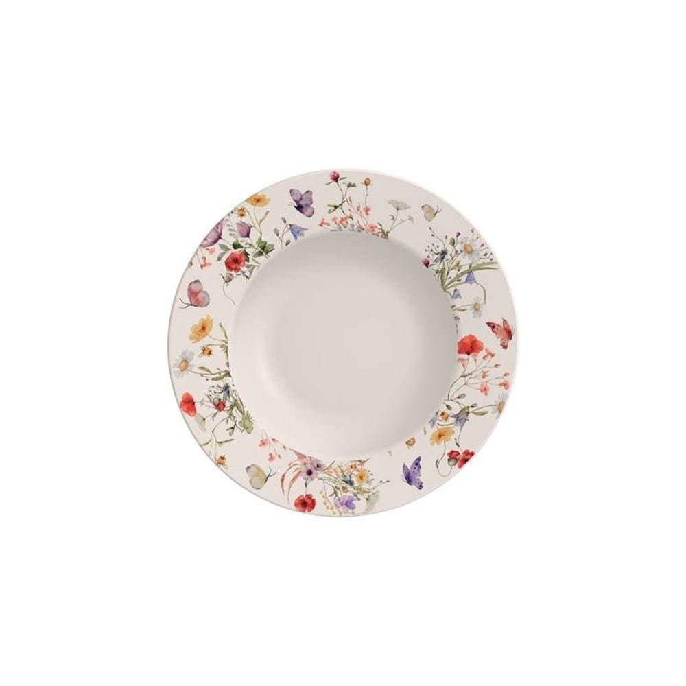 Prato Raso Tramontina Ana Clara Em Porcelana Decorada 27 Cm