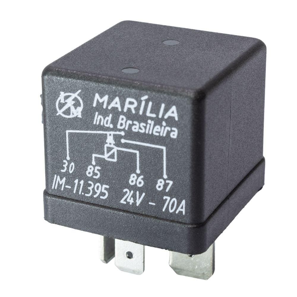 Relé Auxiliar Universal 24V 70A Com Resistor - Marília - IM11395