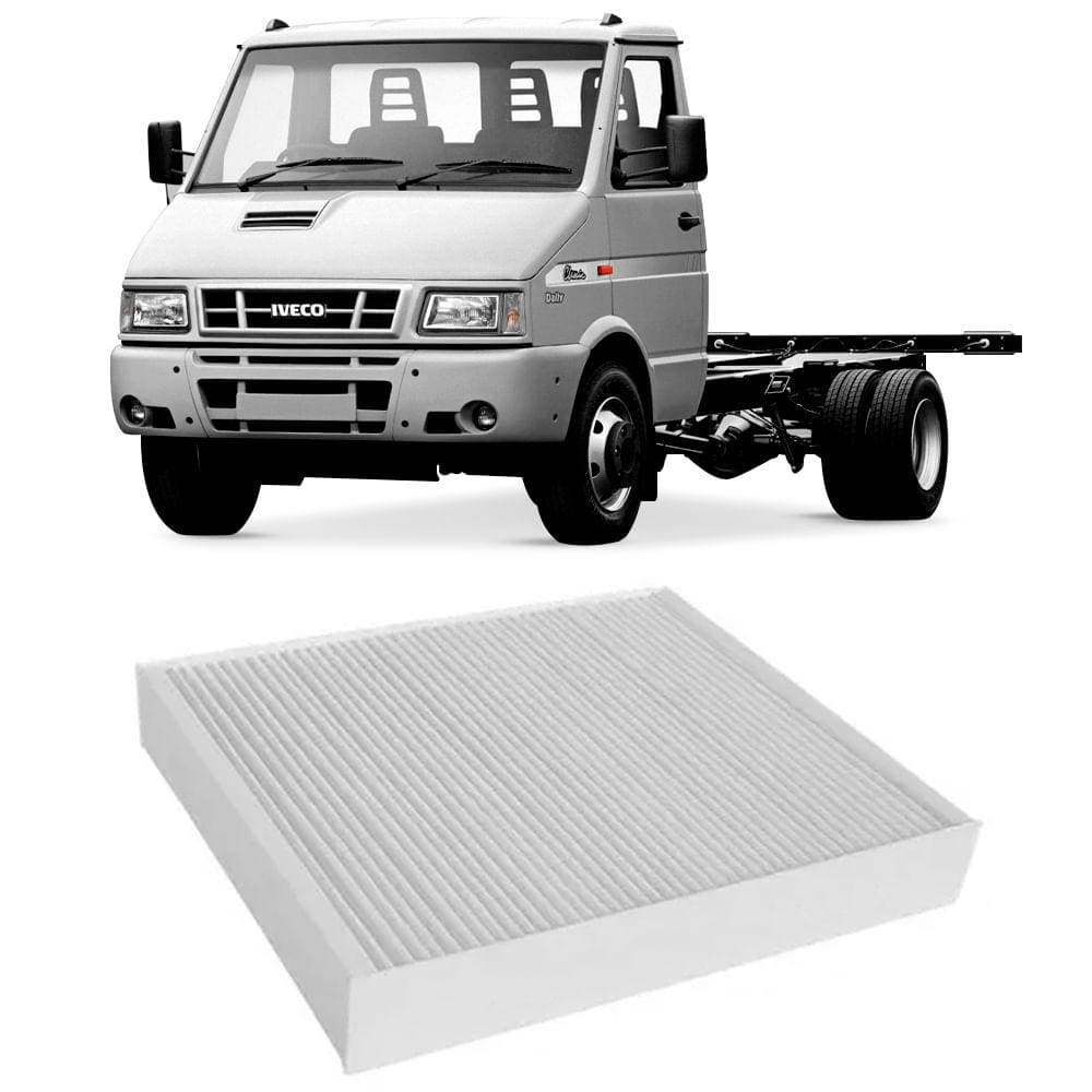 Filtro Cabine Ar Condicionado Iveco Daily 8140-43 2002 A 2010 Metal Leve