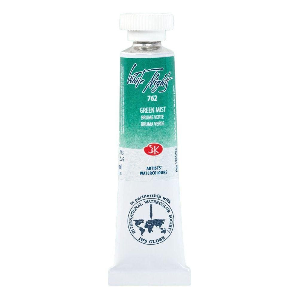 Aquarela White Nights Tubo 762 Green Mist Tons Granulados 10ml