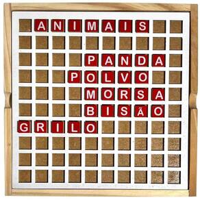 Jogo Caixa Das Letras - Madeira - Brinqmutti