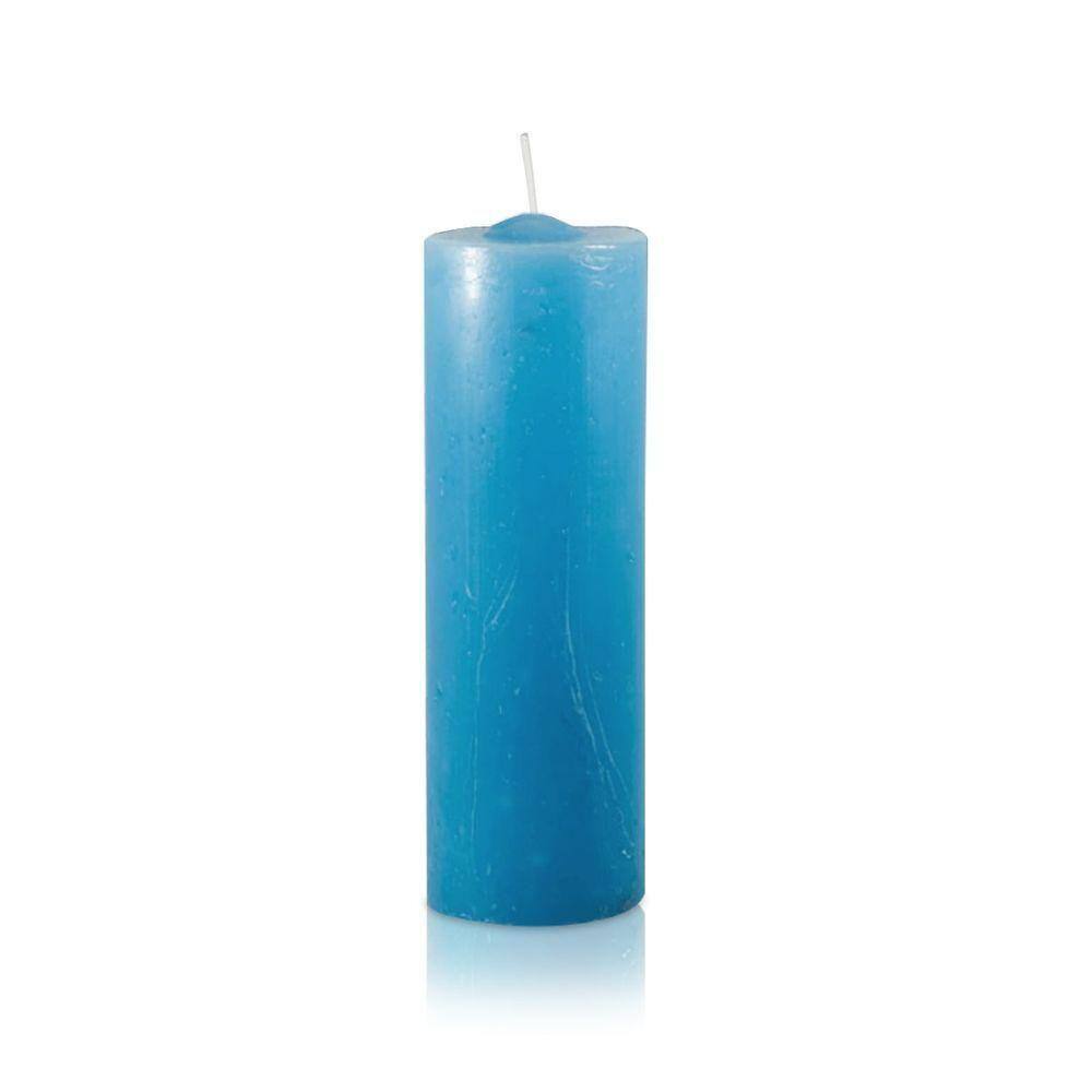 Kit 7 Velas Votivas 7 Dias Azul Claro 250g 100% Parafina