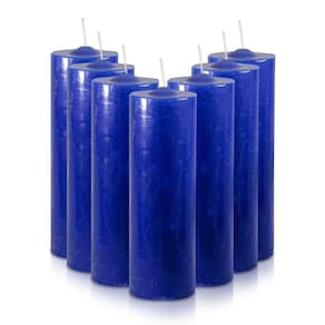 Kit 7 Velas Votivas 7 Dias Azul Marinho 250g 100% Parafina