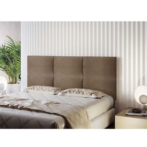 Painel Estofado Casal San Miguel Rufato Animalle Choc.