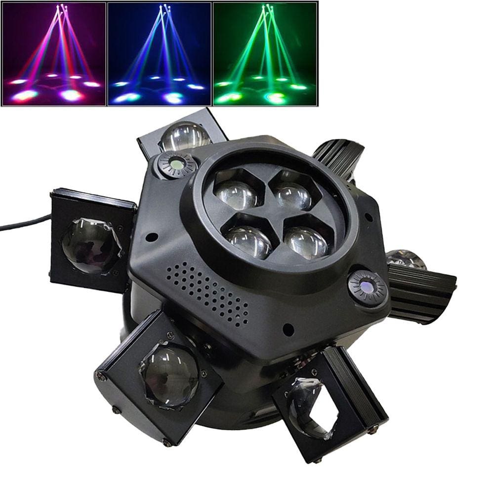 Luz de Palco Moving Head 150W Led DMX Mini Moving Led DJ 22 Canais Show Palco Evento Festa Laser Iluminaçao Strobo Rotativo Movimento