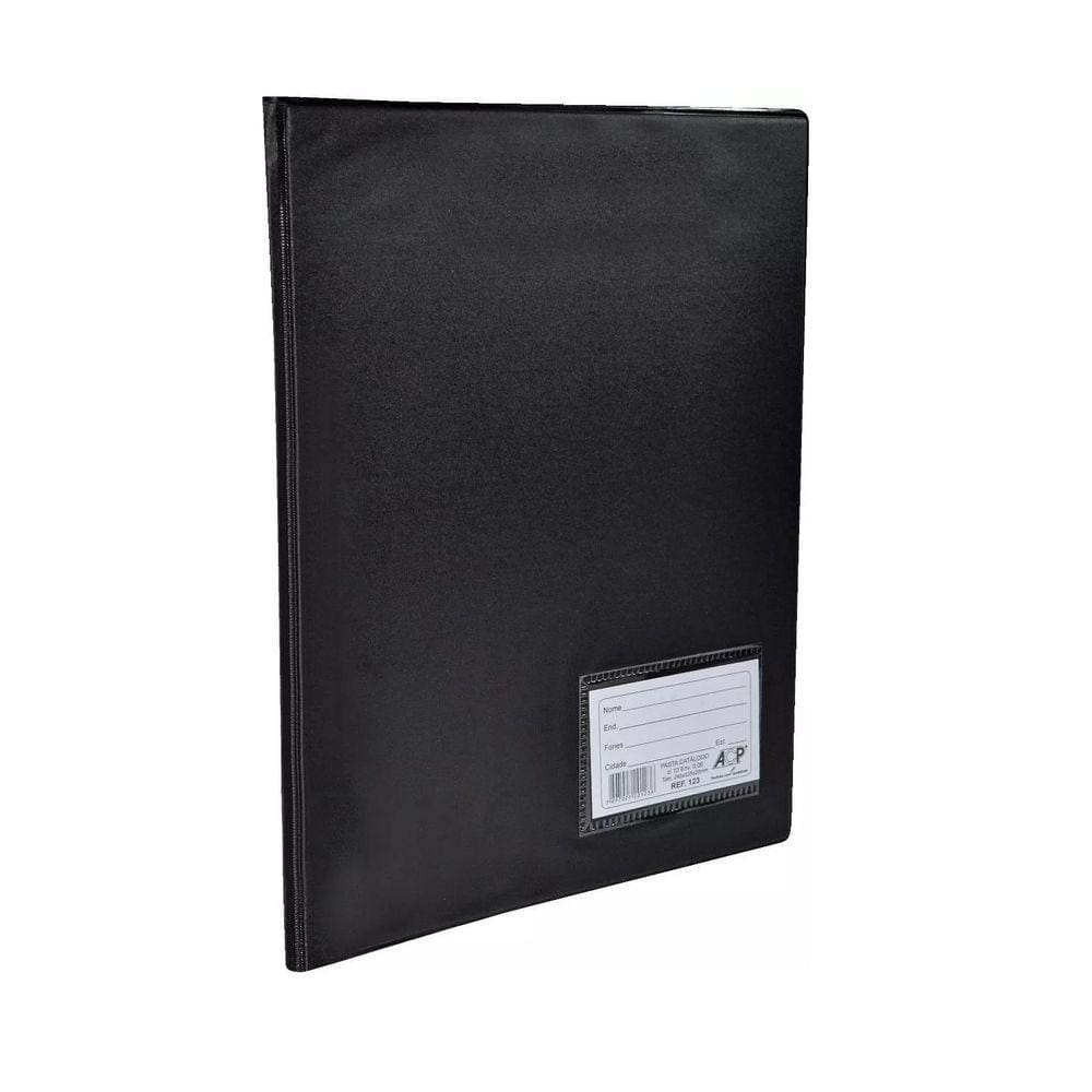 Kit 3 Pastas Catálogo com 50 Envelopes Plásticos ACP