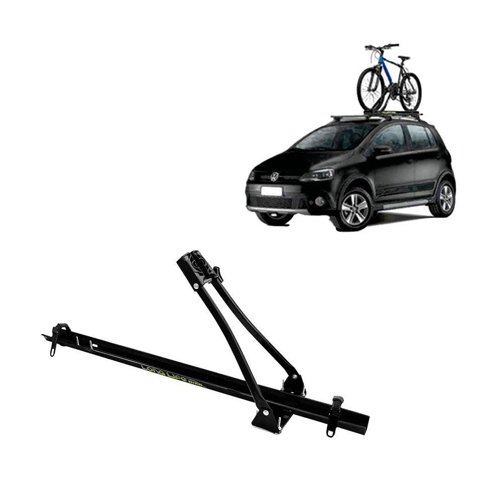 Suporte de Bicicleta de Teto/ Transbike em Aço Preto Long Life p/ 1 Bike