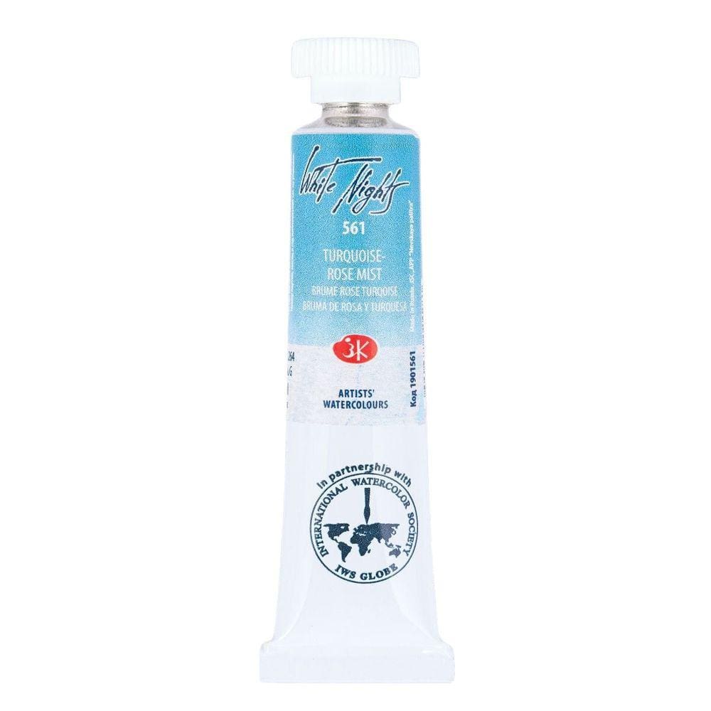 Aquarela White Nights Tubo 561 Turquoise Rose Mist Tons Granulados 10ml