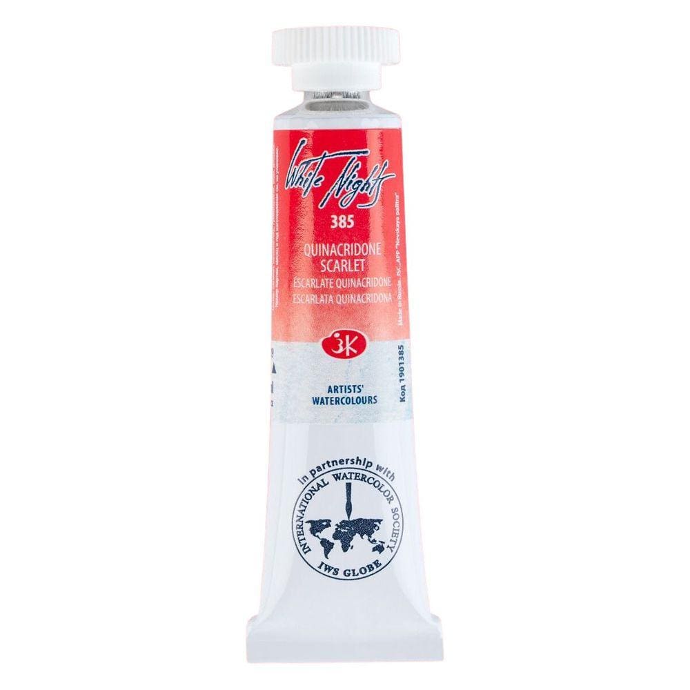 Aquarela White Nights Tubo 385 Quinacridone Scarlate 10ml