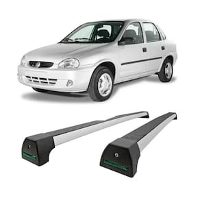 Rack de Teto Long Life em Alumínio p/ Corsa Sedan 2004 até 2015
