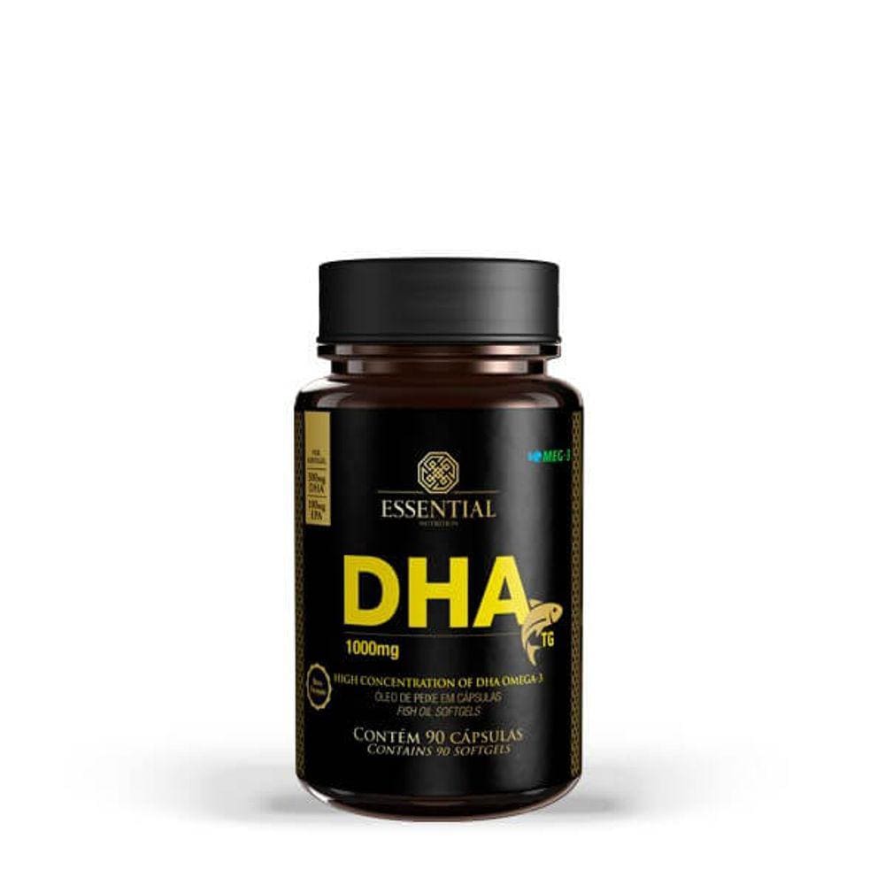 DHA TG 500mg DHA 100mg EPA 90 cápsulas -1000mg Essential