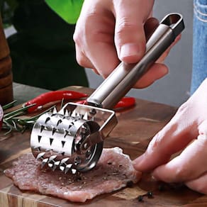 Amaciador de Carne em Aço Inox - Reduz Tempo - 18 cm