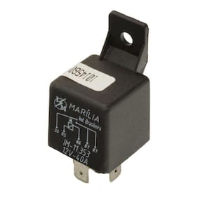 Relé Auxiliar 12 Volts 2X25A Com Suporte - Marília - 11353