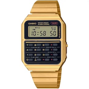 Relógio CASIO Vintage dourado digital CA-500WEG-1ADF