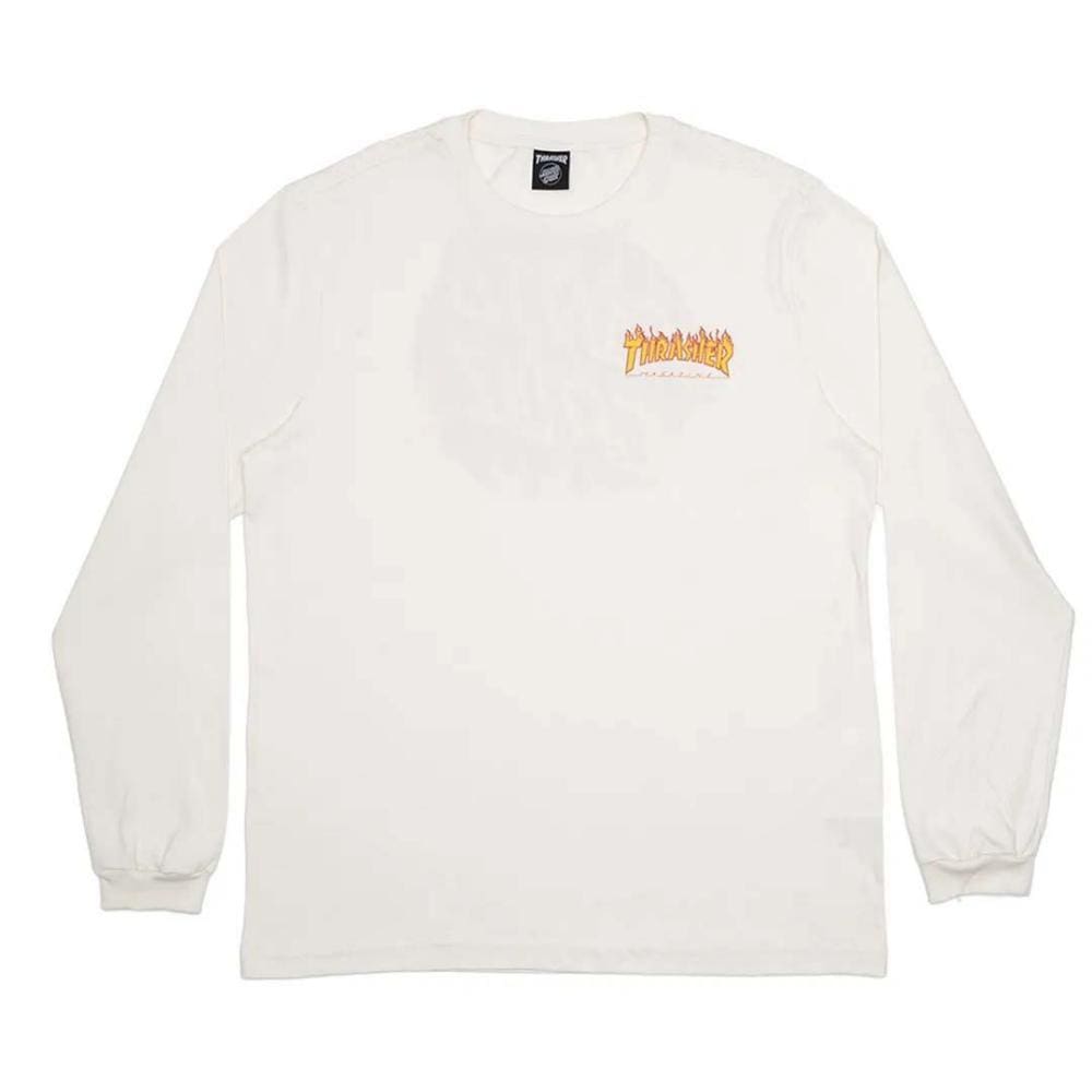 Camiseta Thrasher X Santa Cruz Flame Dot - Masculino