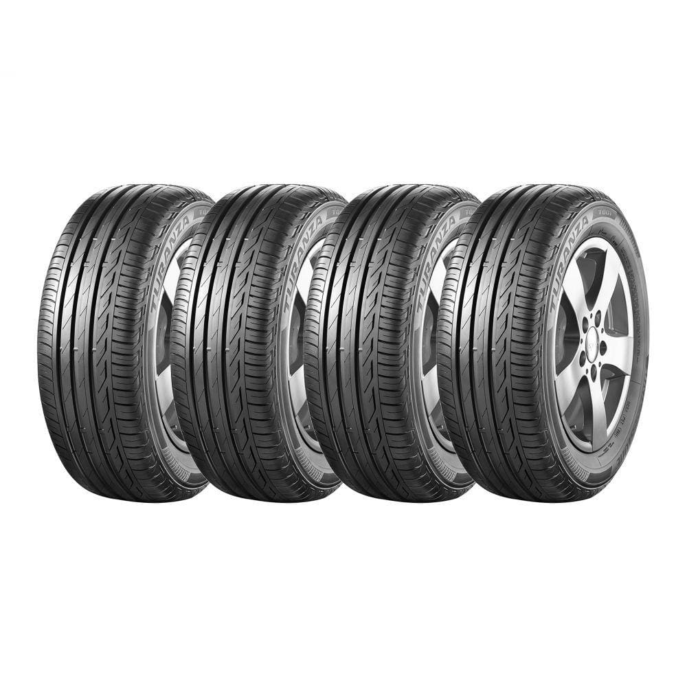 Kit 4 Pneus Bridgestone Aro 17 205/55R17 Turanza T001 Run Flat 91W