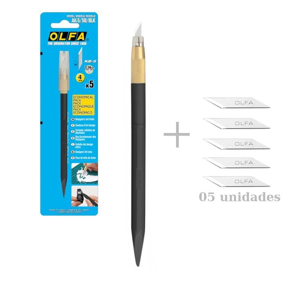 Estilete Especial Olfa Precisão Amarelo Ak-5/5B/Blk