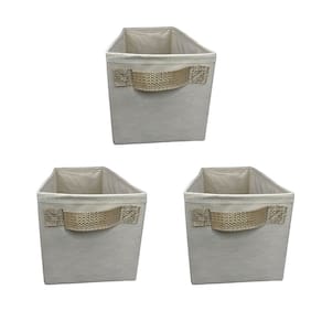 Kit 3 Caixa Organizadora Pequena Decorativo Multiuso Para Seu Lar