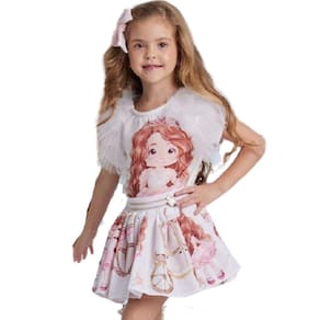 Conjunto Infantil Menina Princesa Yoyo 24056 .ale.