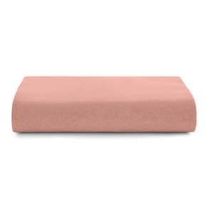 Lençol com Elástico Solteiro Malha Fio Penteado 100% Algodão - Rosa - Altenburg