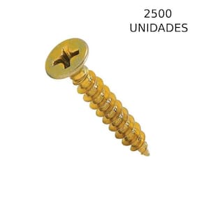 Parafuso Cabeça Chata Phillips 4 x 30 mm 2500 Unidades BELENUS